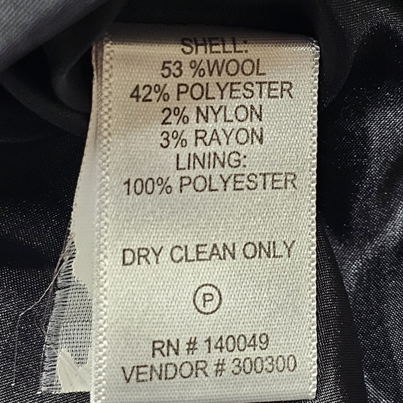 Chadwick’s Purple Plaid Wool Blend Long Pencil Skirt – Size 10 Tall - Picture 13 of 13